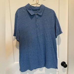 Perry Ellis Men's Blue Polo Shirt